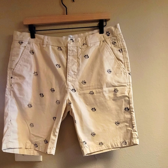 Felix The Cat Warren Shorts Scotch Soda Chino Mens Size 32 - Picture 1 of 7